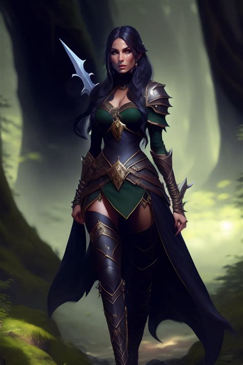 busty elf|Busty Elf Rogue by BustyWaifus .